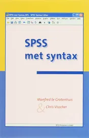 Omslag van SPSS met Syntax