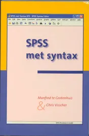 Omslag van SPSS met Syntax
