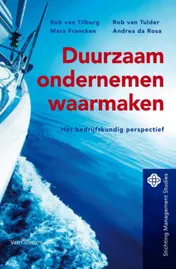 Omslag van Duurzaam ondernemen waarmaken