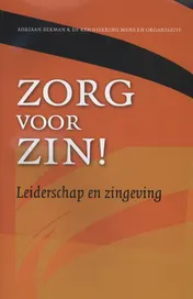 Omslag van Zorg voor zin!