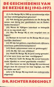 Omslag van De geschiedenis van De Bezige Bij, 1942-1972