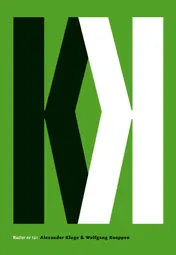 Omslag van Alexander Kluge & Wolfgang Koeppen