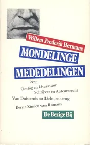 Omslag van Mondelinge mededelingen