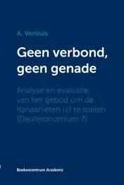 Omslag van Geen verbond, geen genade