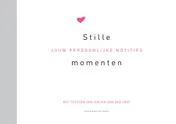 Omslag van Stille momenten