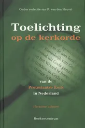Omslag van Toelichting op de kerkorde