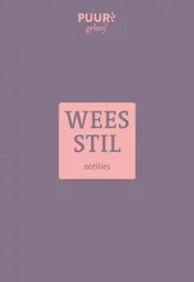 Omslag van Wees stil