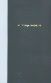 Omslag van Huwelijksregister