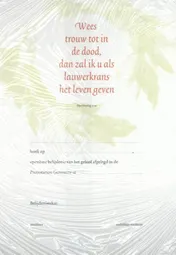 Omslag van Belijdeniskaart 302