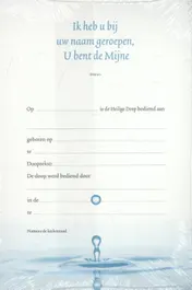 Omslag van Doopkaart 401