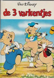 Omslag van Drie varkentjes walt disney jeugdbibl.