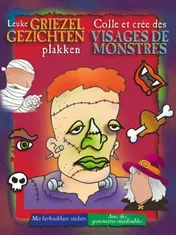 Omslag van Leuke griezelgezichten plakken met herbruikbare stickers