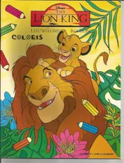 Omslag van Disney coloris leeuwekoning set 24 ex a 2,95