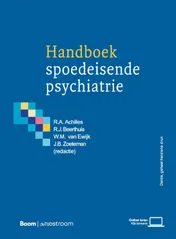 Omslag van Handboek spoedeisende psychiatrie