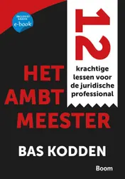 Omslag van Het ambt meester