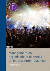 Omslag van Management en organisatie in de media- en entertainmentbusiness