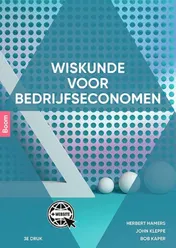 Omslag van Wiskunde voor bedrijfseconomen