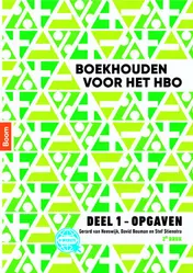 Omslag van Boekhouden voor het hbo deel 1. Opgavenboek