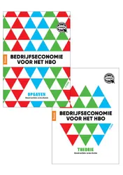 Omslag van Bedrijfseconomie voor het hbo, theorie- en opgavenboek