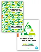 Omslag van Boekhouden voor het hbo deel 1. Theorie- en opgavenboek