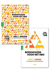 Omslag van Boekhouden voor het hbo deel 2. Theorie- en opgavenboek