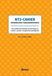Omslag van NT2-cahier Mondelinge taalvaardigheid