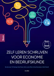 Omslag van Zelf leren schrijven voor economie en bedrijfskunde