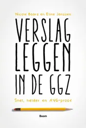 Omslag van Verslagleggen in de ggz
