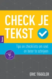 Omslag van Check je tekst