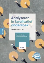 Omslag van Analyseren in kwalitatief onderzoek