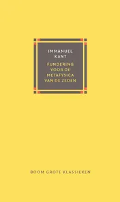 Omslag van Fundering voor de metafysica van de zeden