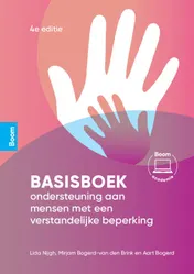 Omslag van Basisboek ondersteuning aan mensen met een verstandelijke beperking