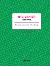 Omslag van NT2-Cahier Feedback