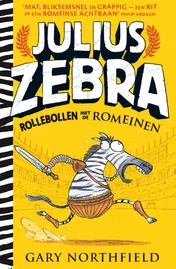Omslag van Julius Zebra - 1 Rollebollen met de Romeinen - 5 ex met standee