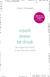 Omslag van Nooit meer te druk