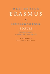 Omslag van Spreekwoorden; Adagia