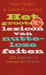 Omslag van Het grootste lexicon van nutteloze feiten