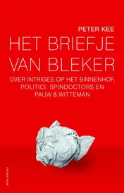 Omslag van Het briefje van Bleker