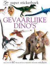 Omslag van Gevaarlijke dino's super stickerboek