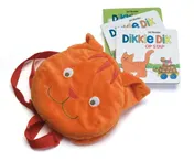 Omslag van Dikkie Dik - 3 omdraaiboekjes in pluchen rugzakje