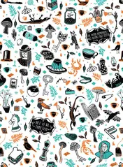 Omslag van Pakpapier Alice in Wonderland