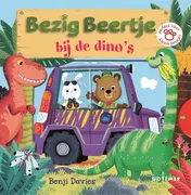 Omslag van Bezig Beertje bij de dino's
