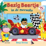 Omslag van Bezig Beertje in de raceauto