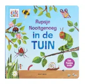Omslag van Rupsje Nooitgenoeg in de tuin