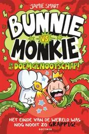 Omslag van Bunnie vs Monkie en het doemgenootschap!