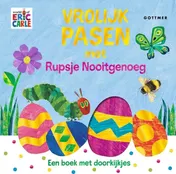 Omslag van Vrolijk Pasen met Rupsje Nooitgenoeg