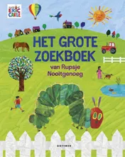 Omslag van Het grote zoekboek van Rupsje Nooitgenoeg