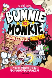 Omslag van Bunnie vs Monkie en knetterveel konijnen!