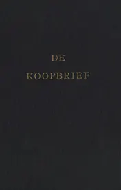 Omslag van De koopbrief