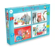 Omslag van 4 in 1 puzzel